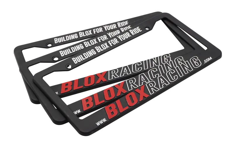 Blox Racing License Plate Frame Featuring Updated Logo Design 1