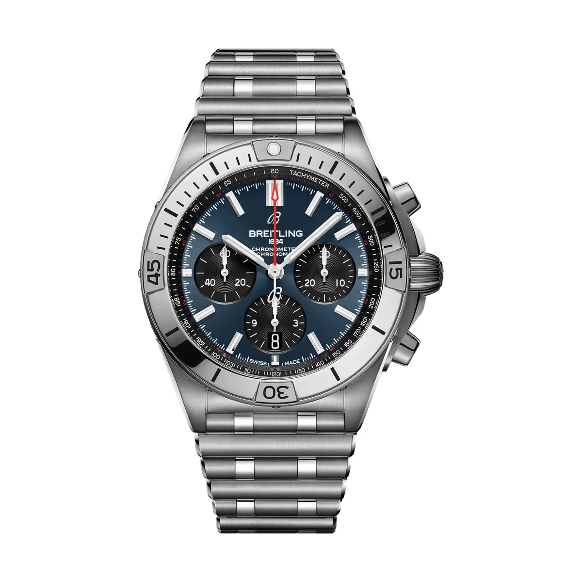 Chronomat B01 42Mm - Blue On Bracelet 1