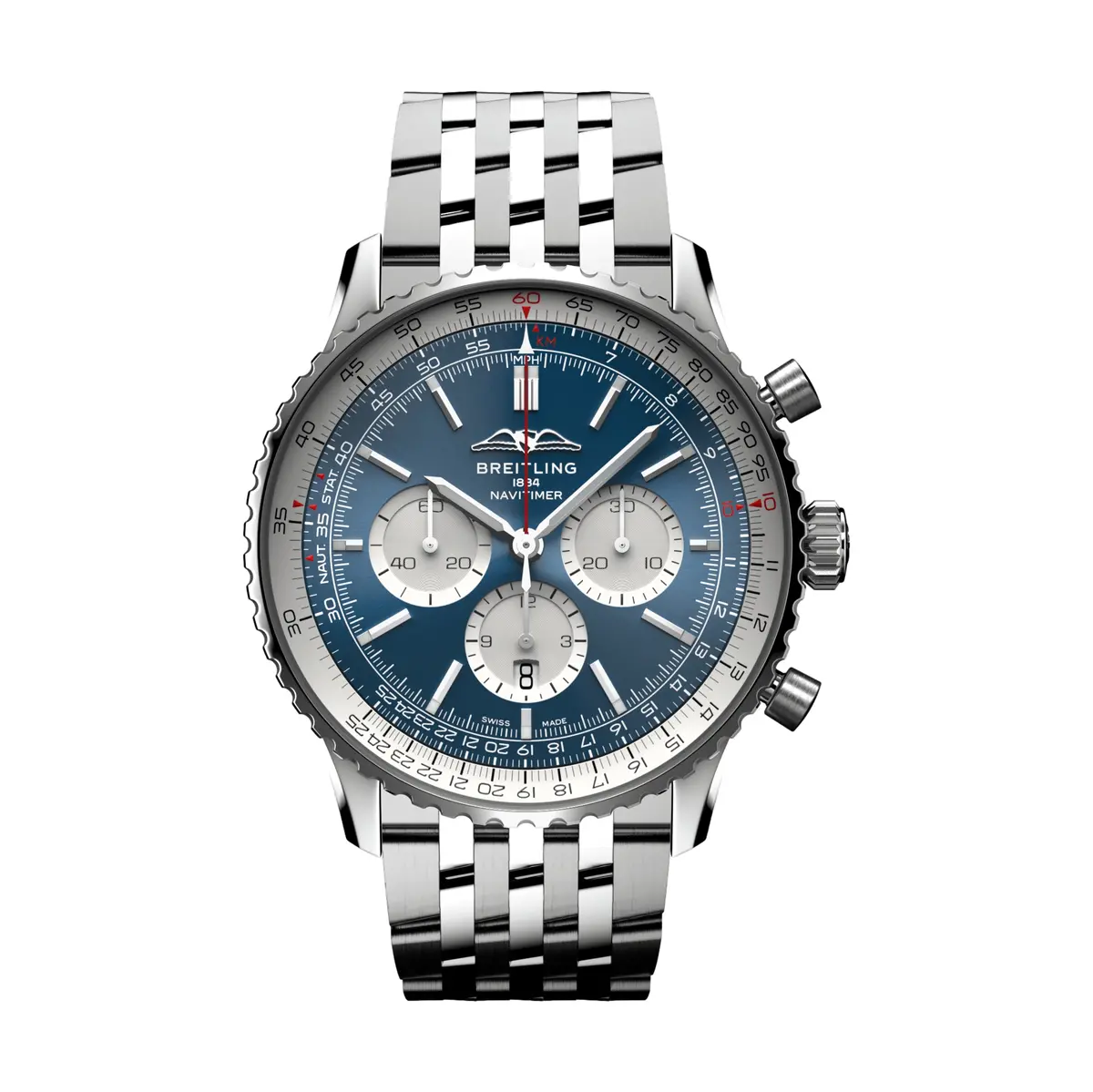 Navitimer B01 Chronograph 46Mm - Blue On Bracelet 1
