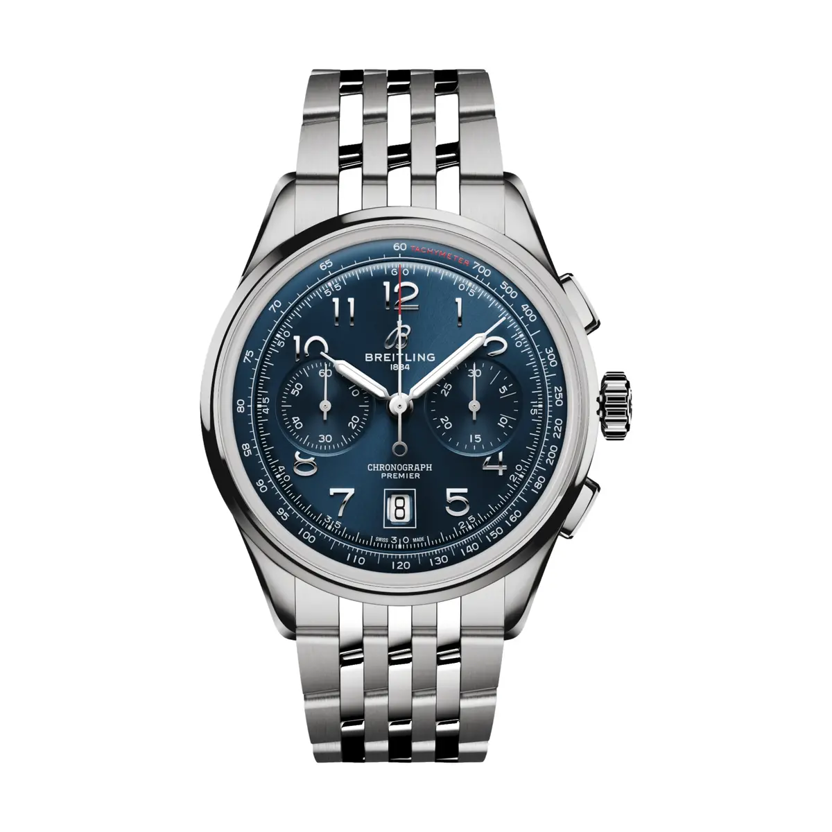 Premier B01 Chronograph 42Mm - Blue On Bracelet 1