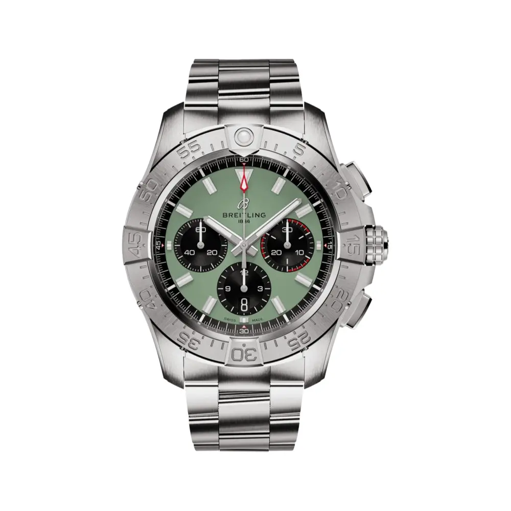 Avenger B01 Chronograph 44Mm - Green On Bracelet 1