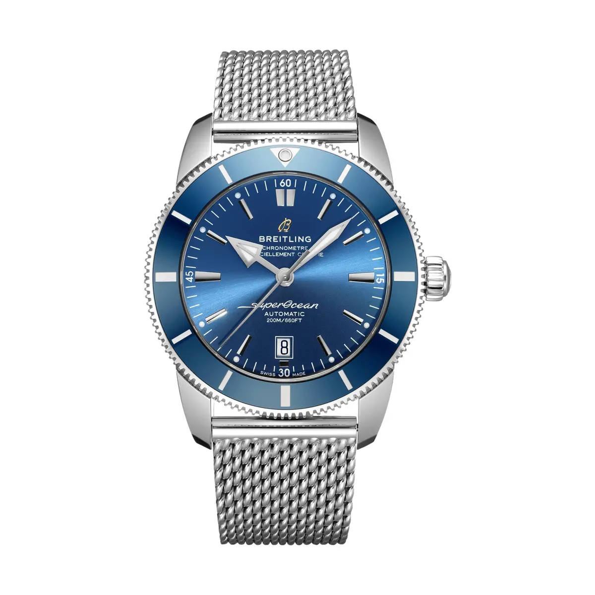 Superocean Heritage B20 Automatic 46Mm - Blue On Bracelet 1