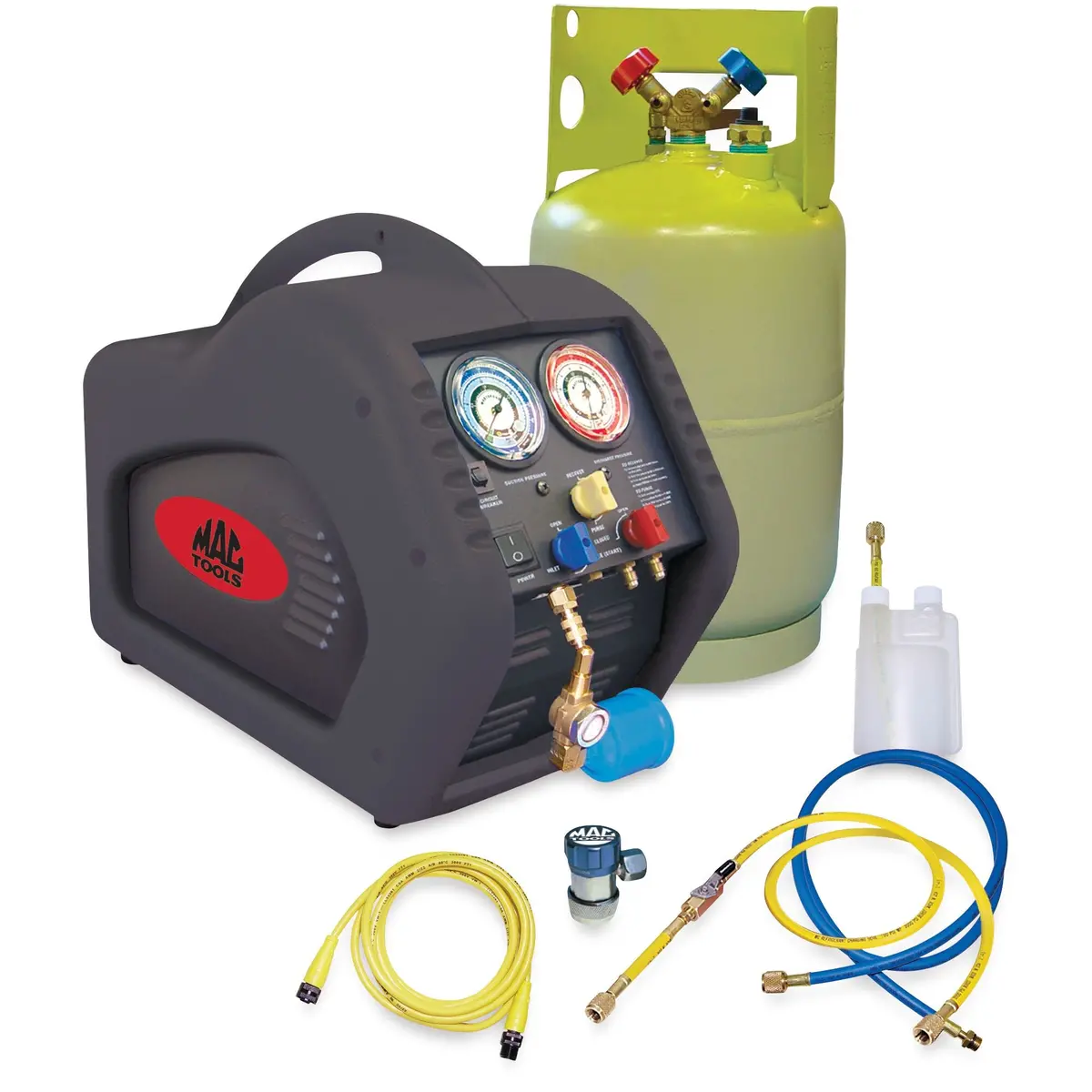 Refrigerant Recovery System With Oil Separator And Filter Dryer 1