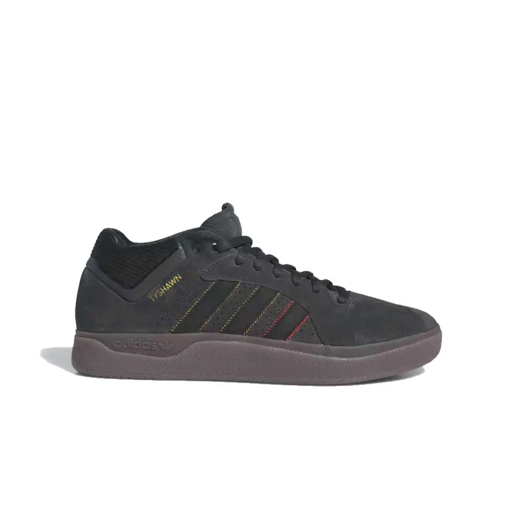 Adidas Tyshawn - Carbon/Core Black/Preloved Brown 1