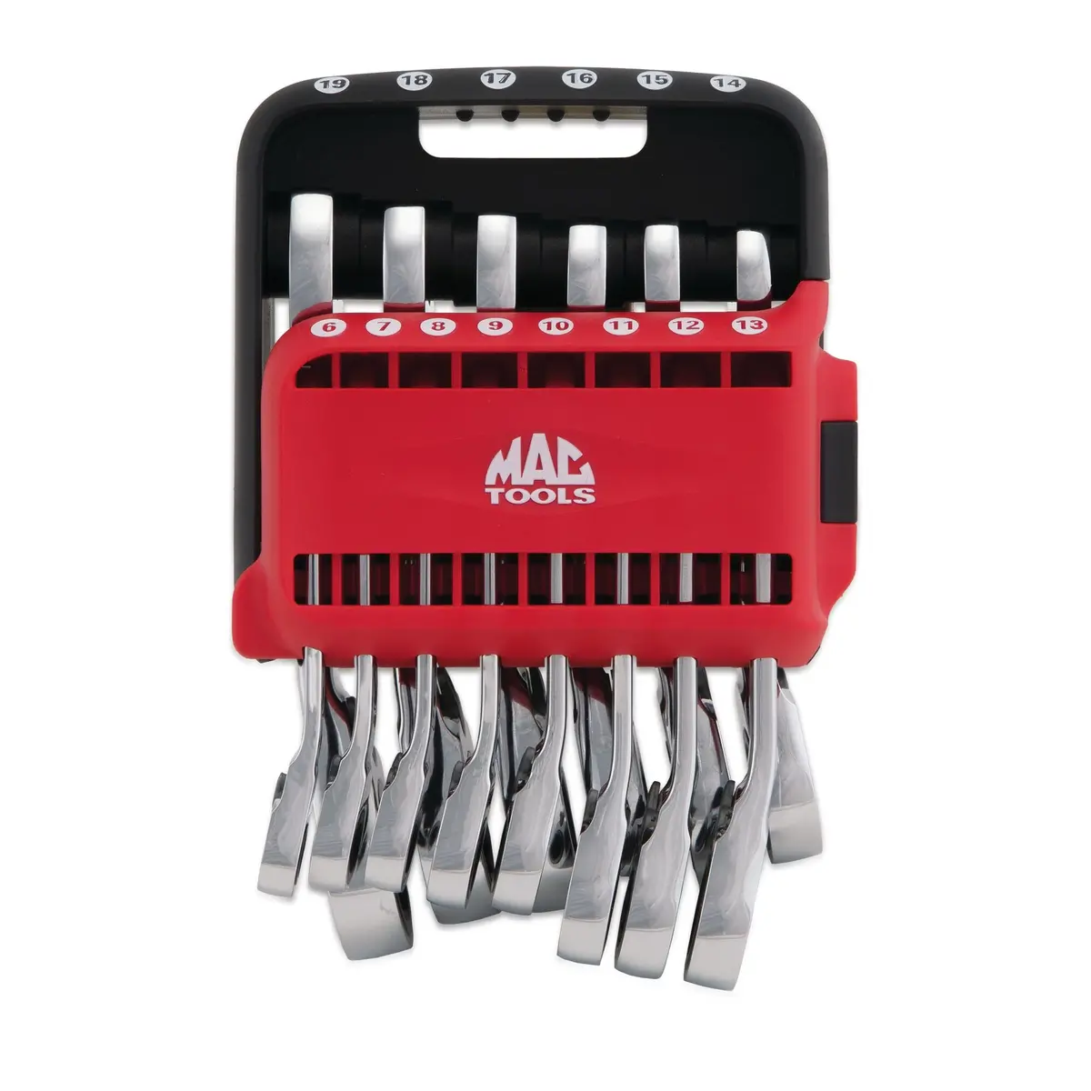 14-Pc. Metric Stubby Reversible Ratcheting Wrench Set - 12-Pt. 1
