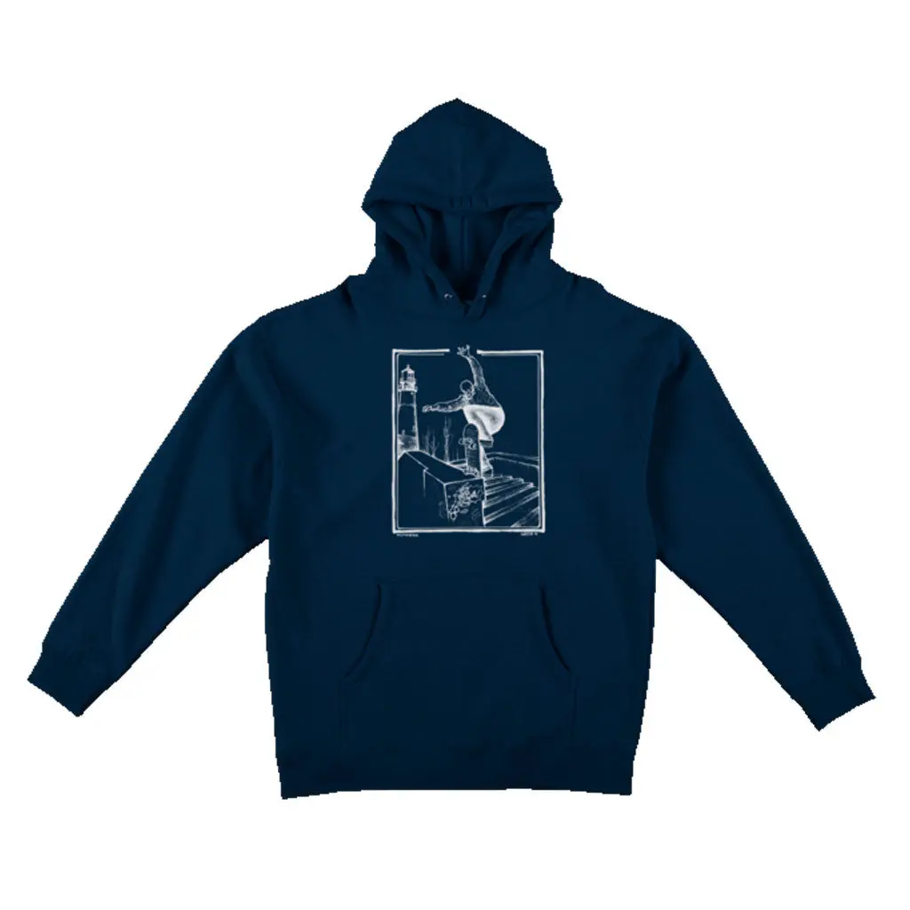 Antihero Ba Lance Hoodie - Navy/White 1