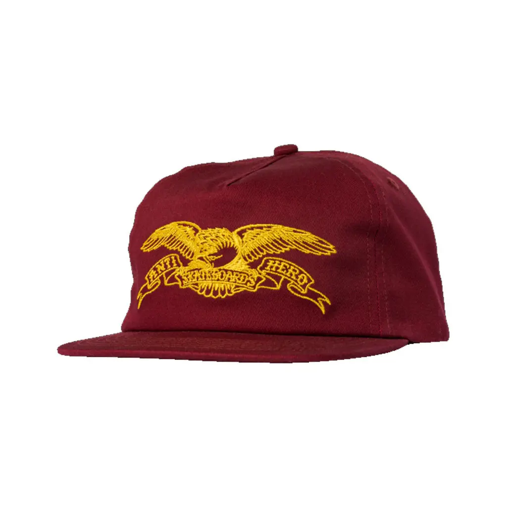 Antihero Basic Eagle Snapback - Wine 1