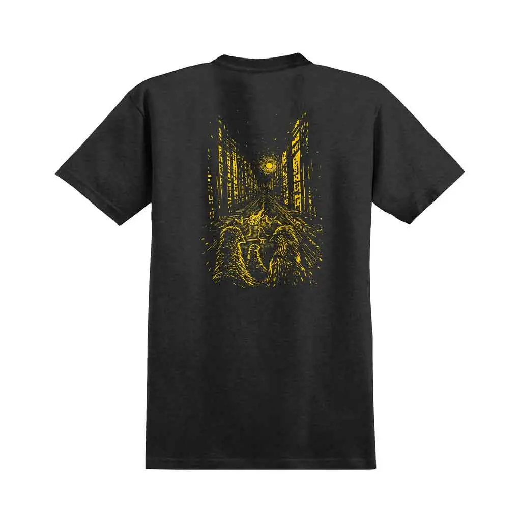 Antihero Fireside S/S Tee - Asphalt 1