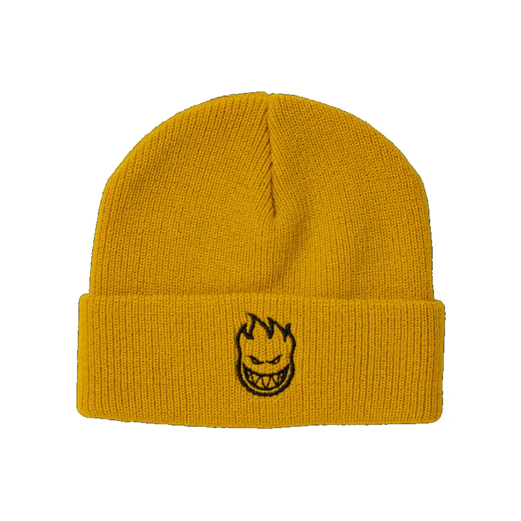 Spitfire Big Cuff Beanie - Mustard 1