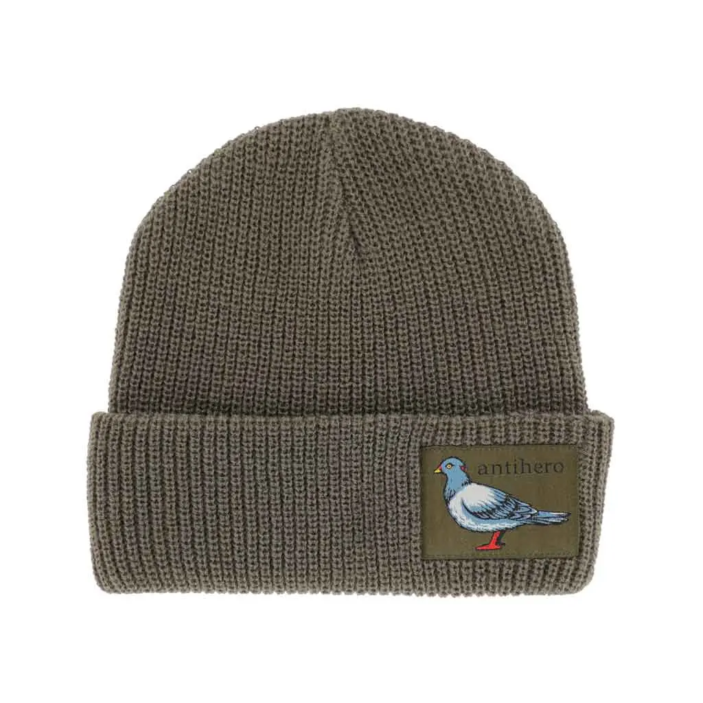 Anti Hero Lil Pigeon Label Cuff Beanie - Brown 1