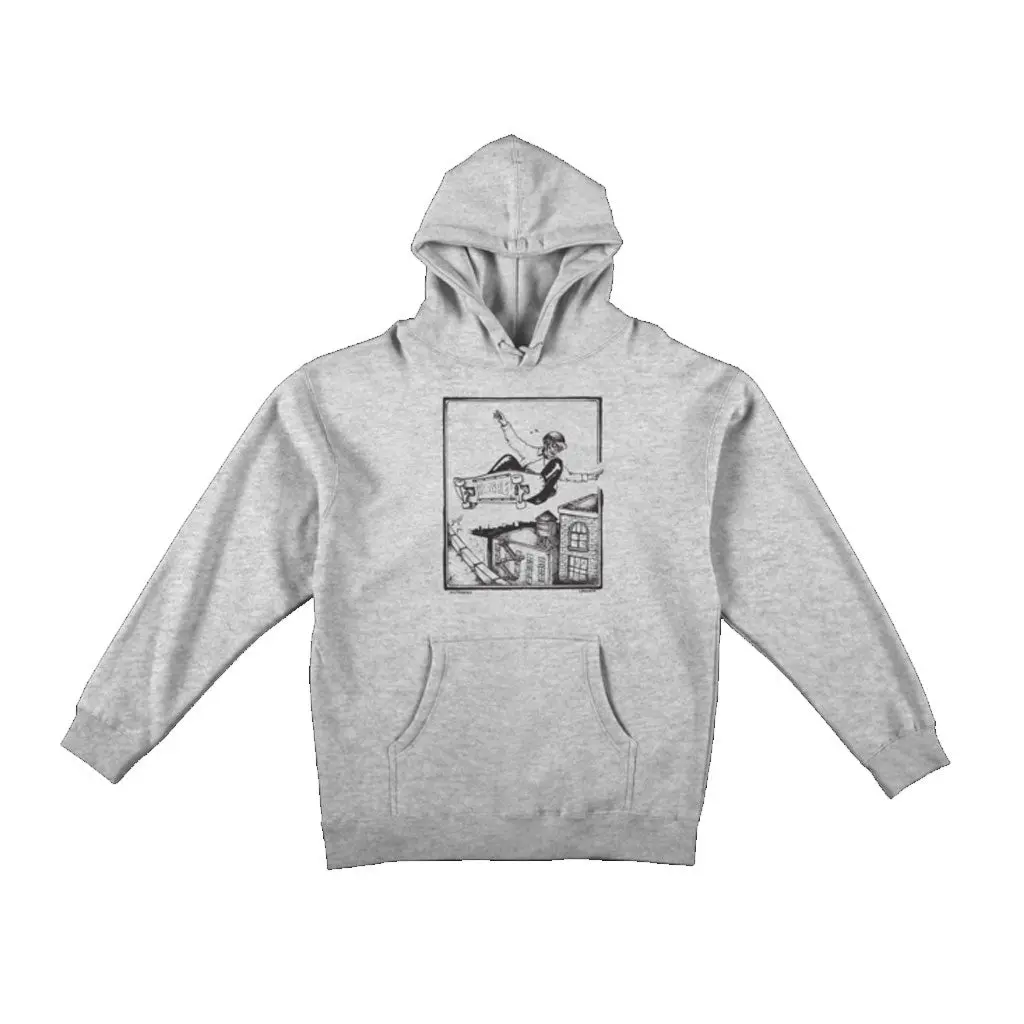 Antihero Phelps Lance Hoodie - Grey Heather 1
