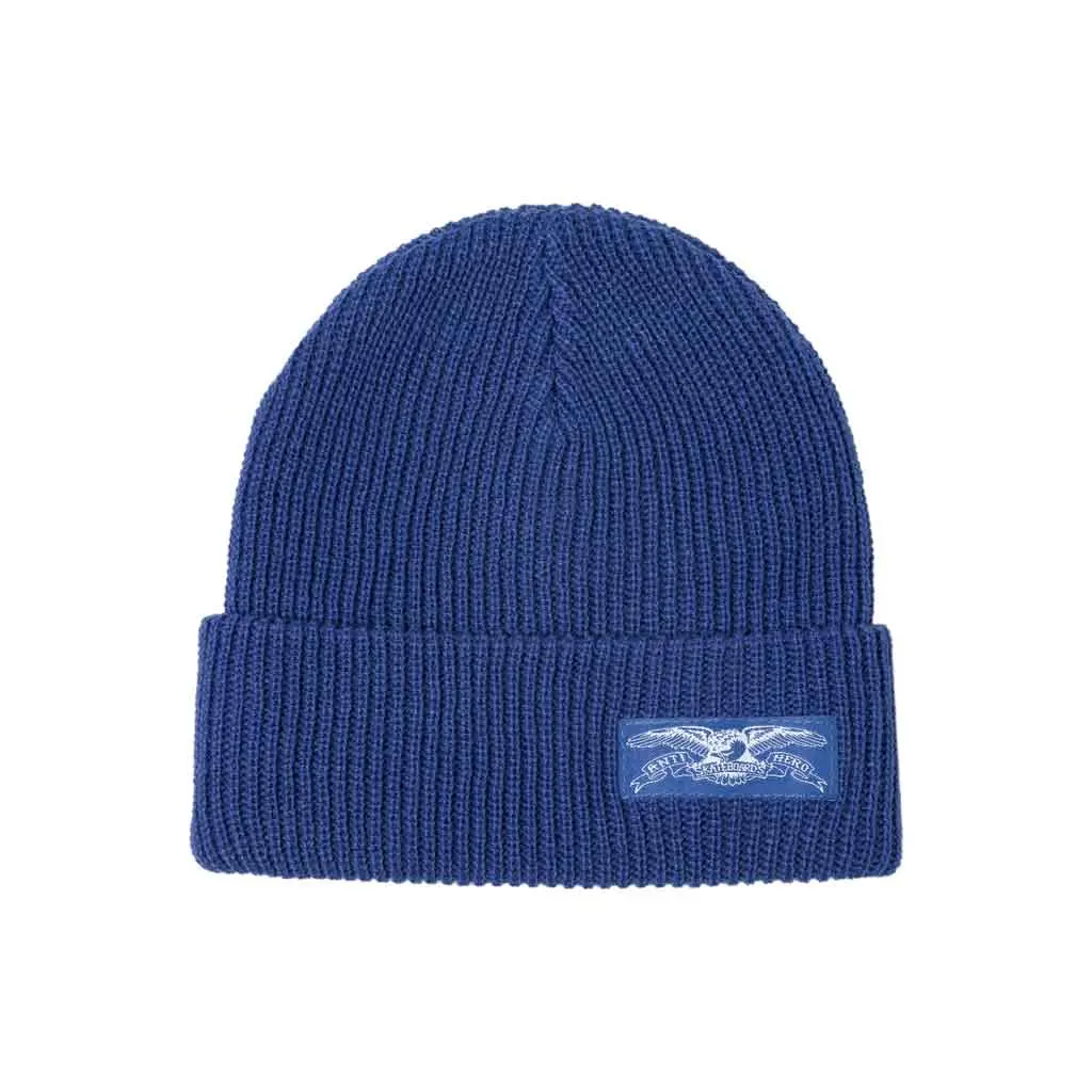 Anti Hero Stock Eagle Label Beanie - Blue 1