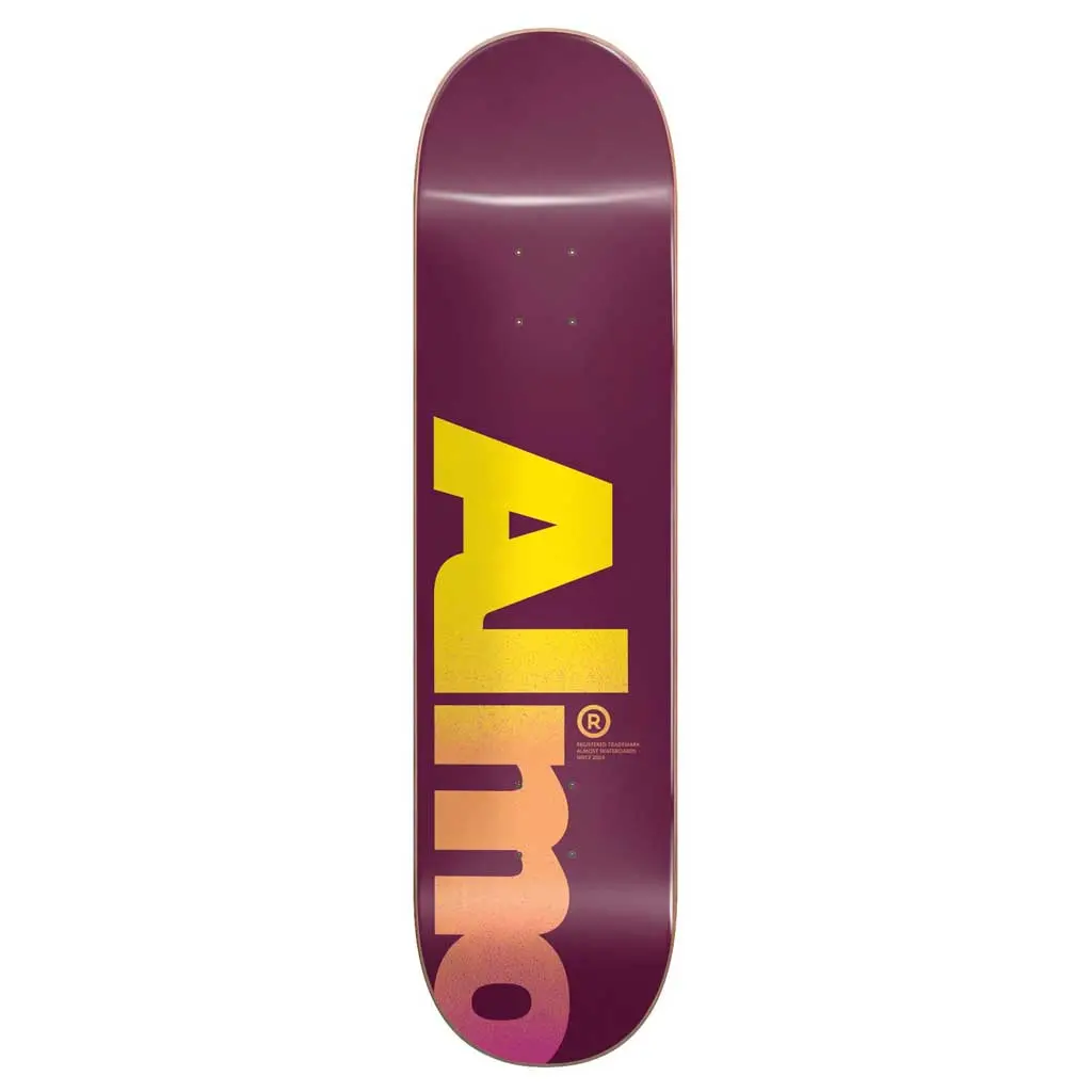 Almost Fall Off Logo Hyb 8" Deck - Magenta 1