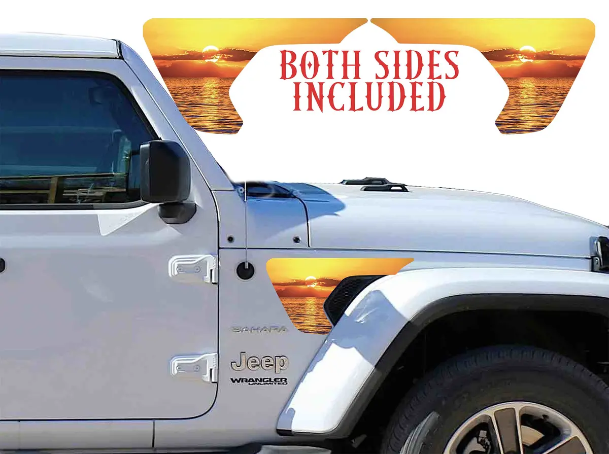 Fender Vent For The Jl Or Jt 2018 Or Newer Amazing Sunset 1