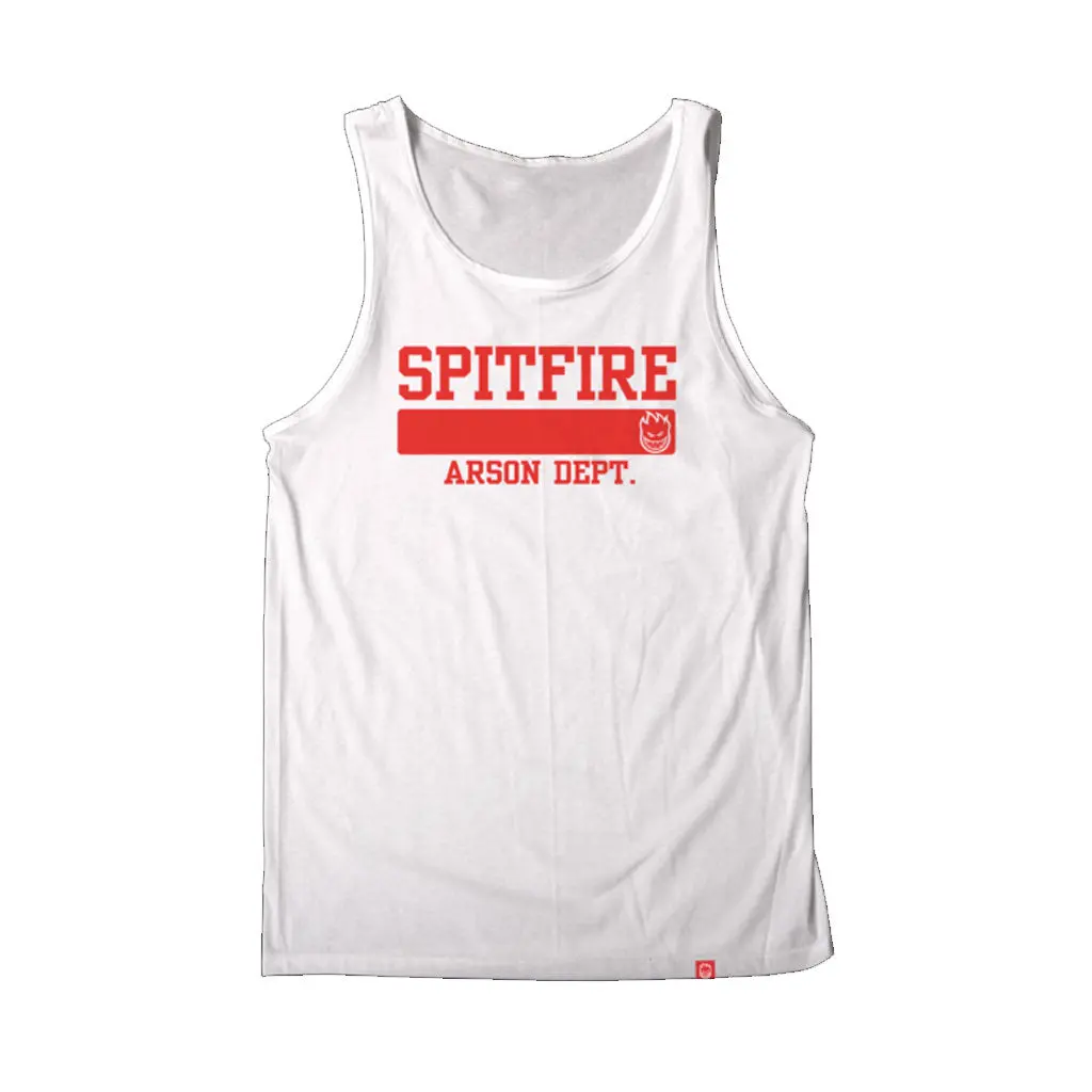 Spitfire Arson Dept Tank Top - White/Red 1