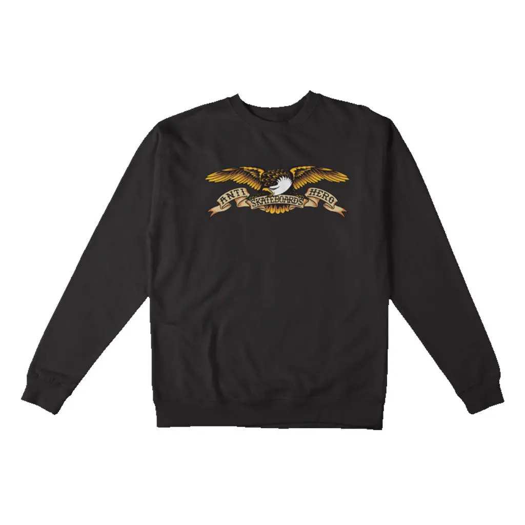 Antihero Eagle Crewneck - Black Multi 1