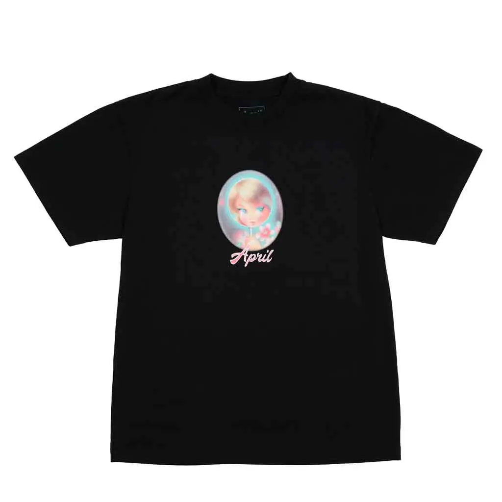 April Vanity S/S Tee - Black 1
