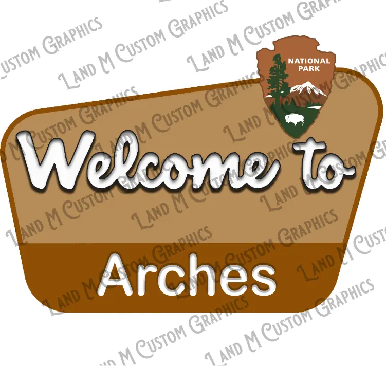 Welcome To Parks Decals 2