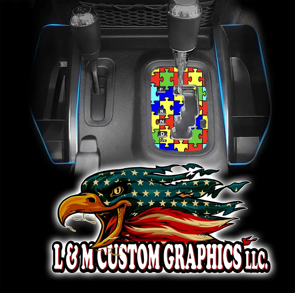 Autism Puzzel Jk Shifter Decal 1