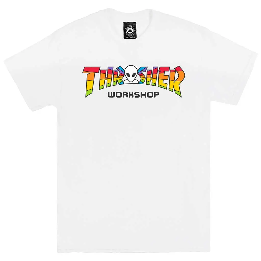 Thrasher X Alien Workshop Spectrum T-Shirt - White 1