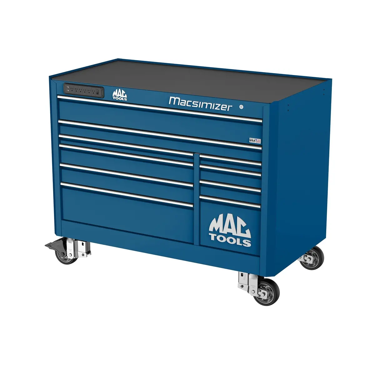 Macsimizer® 10-Drawer Workstation - Sapphire Blue 1