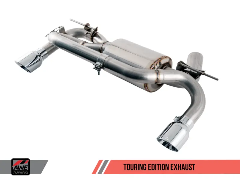 Awe Tuning Touring Edition Axle-Back Exhaust – Bmw F30/F31/F34 335I/435I, Diamond Black 102Mm Tips 1