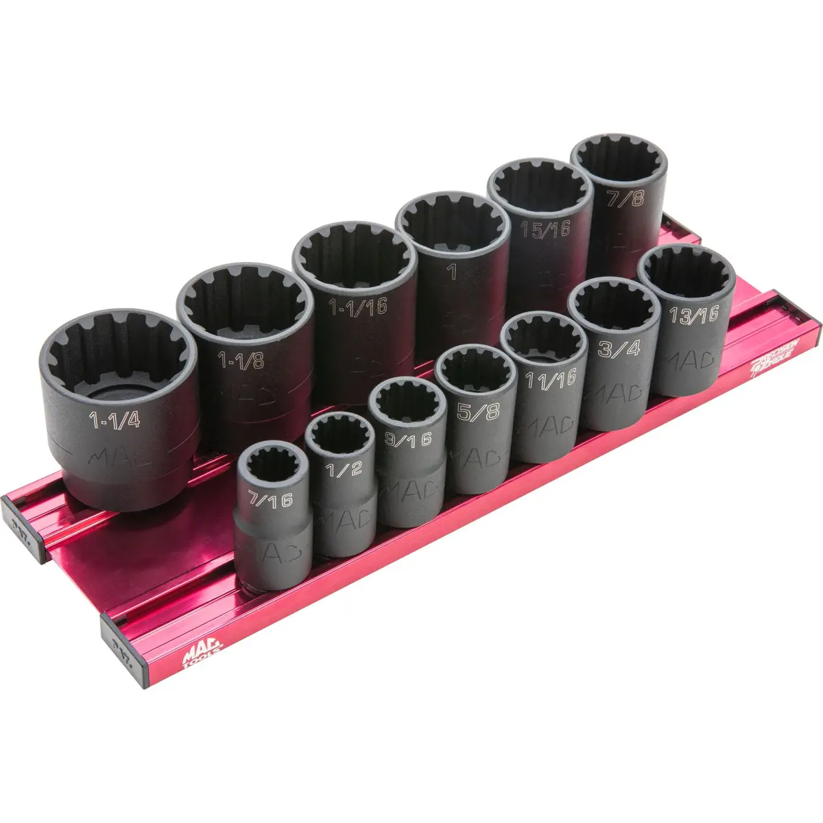 13-Pc. 1/2” Drive Sae Spherical Impact Socket Set 1