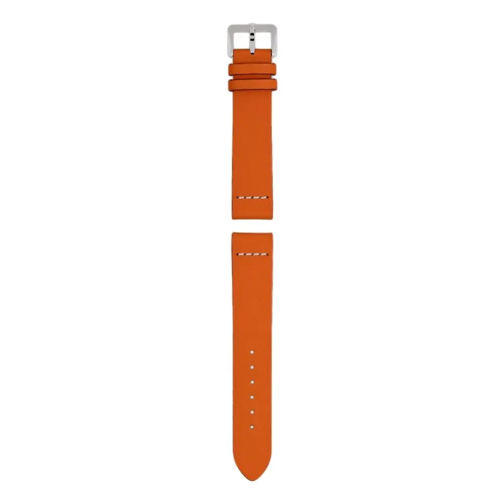 Rado Captain Cook Orange Leather Strap For 37Mm 1