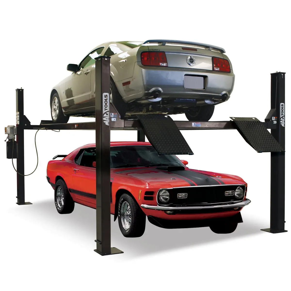 9,000-Lbs. Capacity Home Storage Four-Post Lift 1