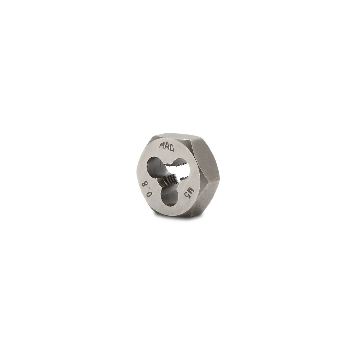 Metric Hexagonal Die M5-0.80 - 5/8" Shank 1