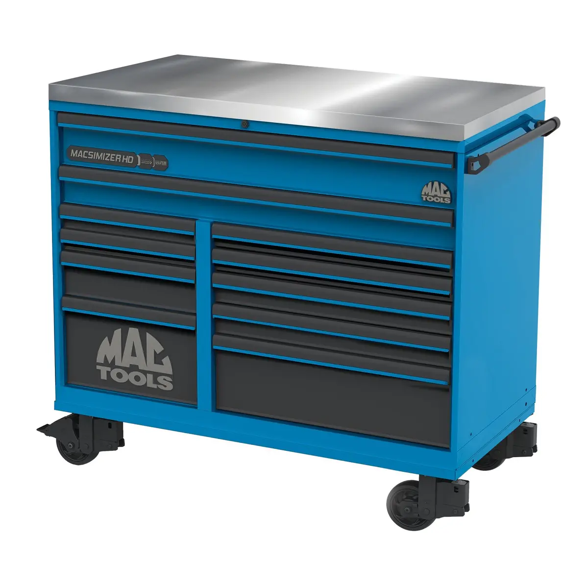 Macsimizer® Hd Workstation 56" - Boss Blue-Matte Black 1
