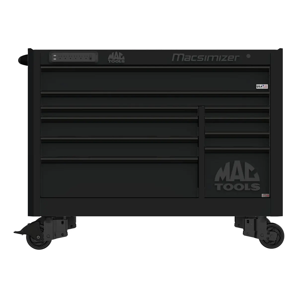 Macsimizer® 10-Drawer Workstation - Flat Black 1