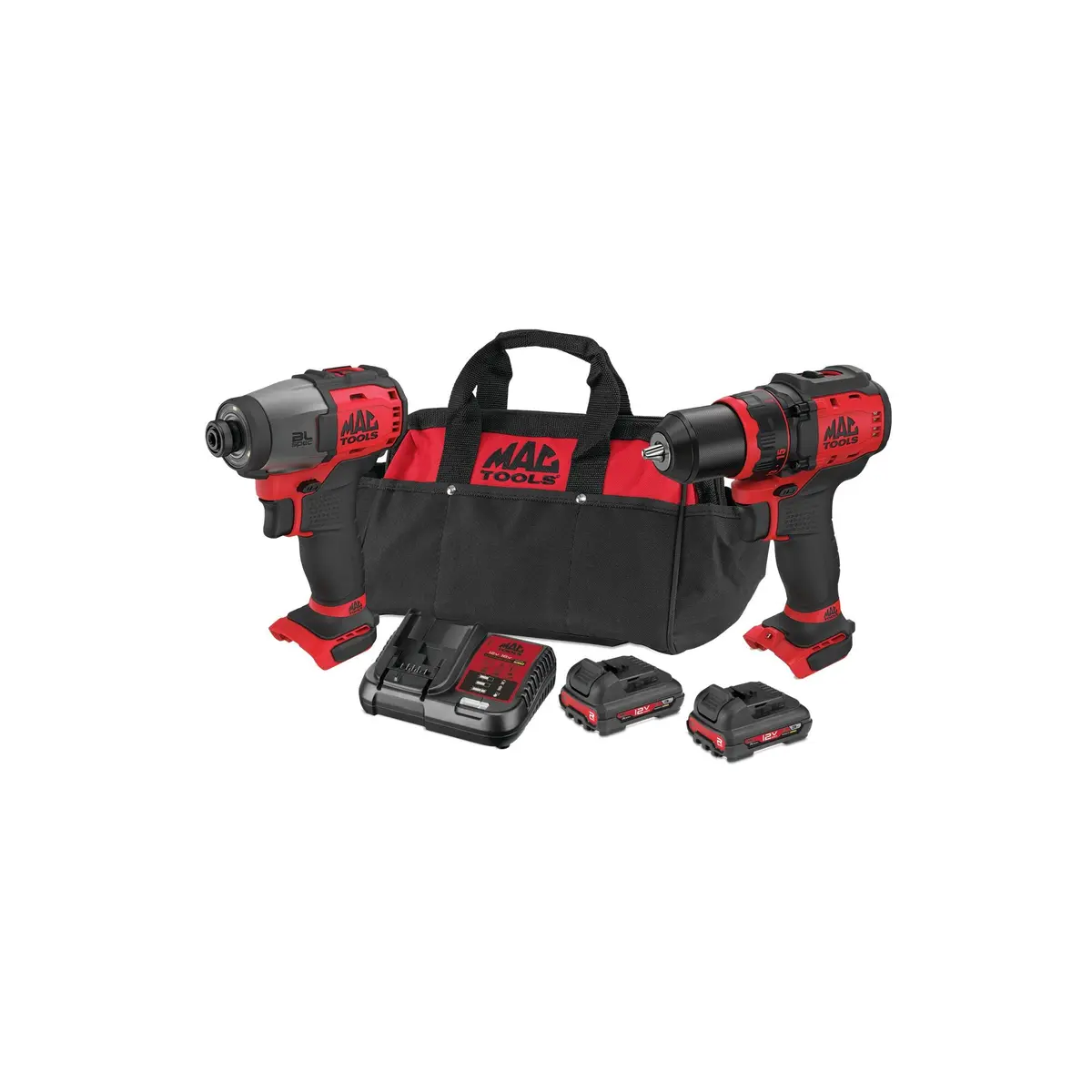 12V Max* 1/4" Brushless Impact Driver And 3/8" Drill / Driver Combo Kit 1