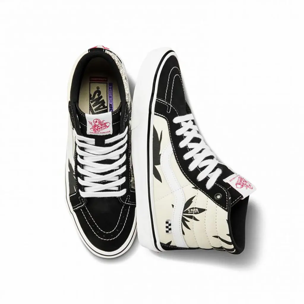 Vans Skate Sk8-Hi Reissue Grosso '88- Black/Palms 4