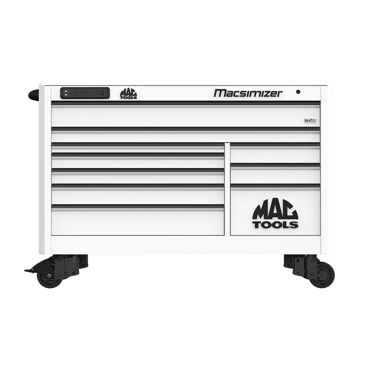 Macsimizer® 10-Drawer Workstation - Titanium White 1