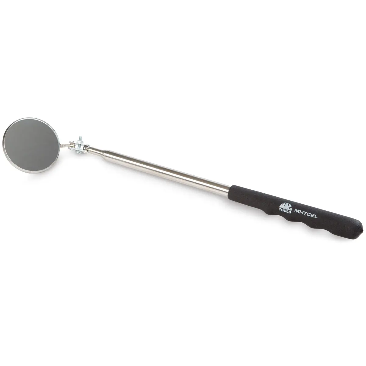 Telescoping Roound  Extra-Long Magnifying Inspection Mirror - 2-1/4" 1