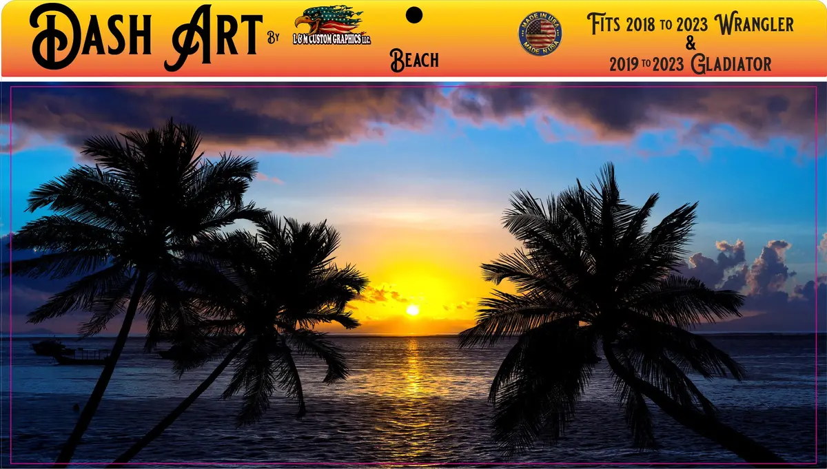 Sunrise Palms Dash Art 1