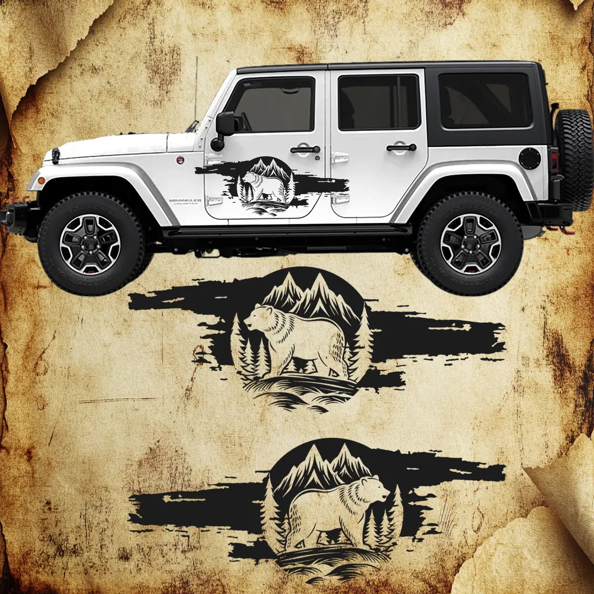 Jeep Door Decals 1