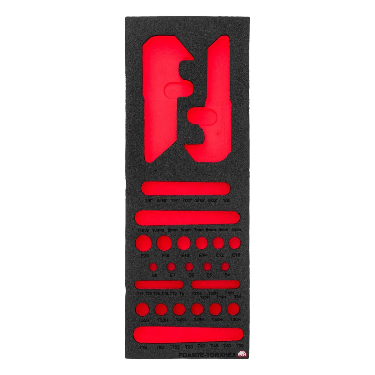 Foam Only - Torx Hex (Foam7e-Torxhex Set) 1