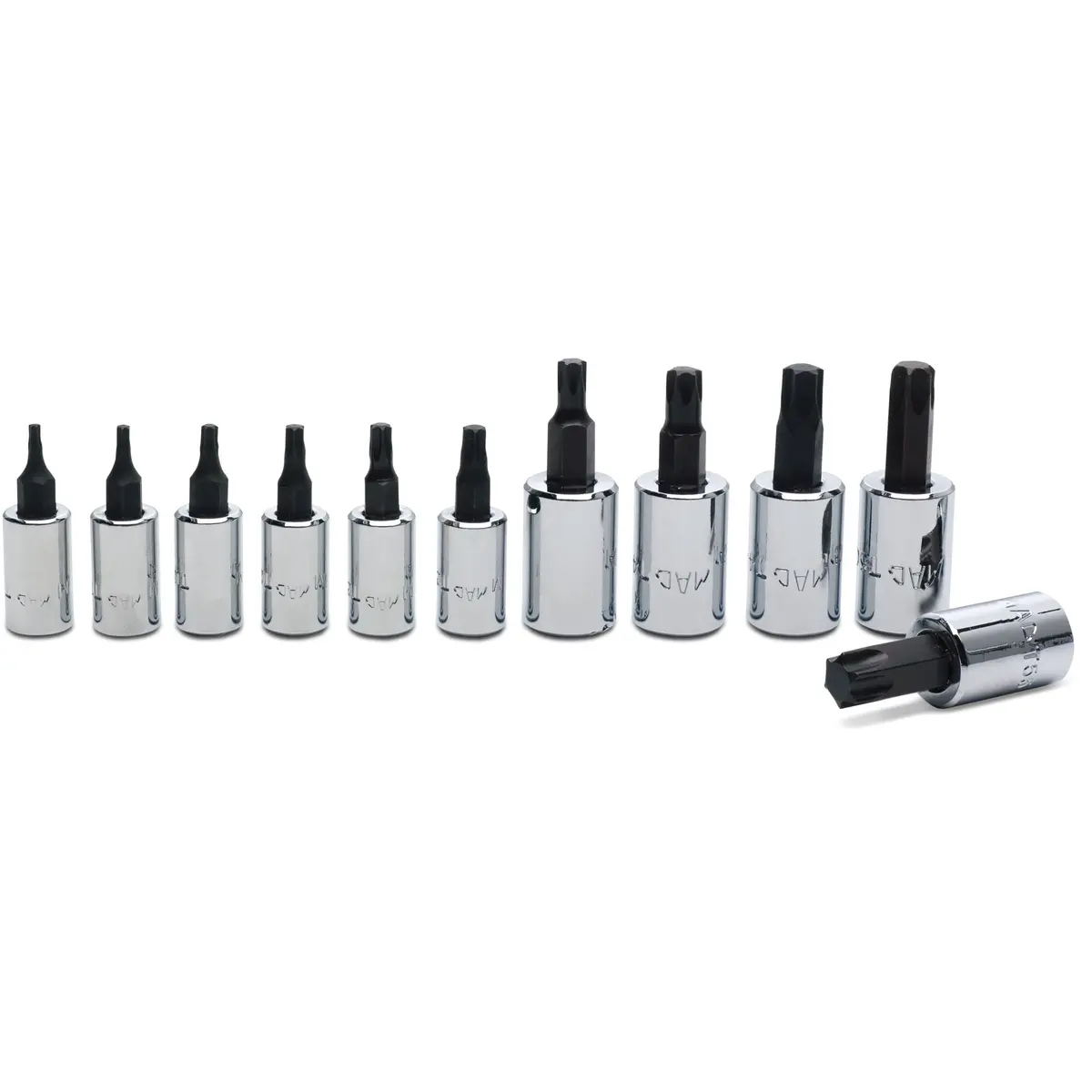 Driver Set, Torx In Metal Tray 1/4" And 3/8" Drive - 11-Pc. 1
