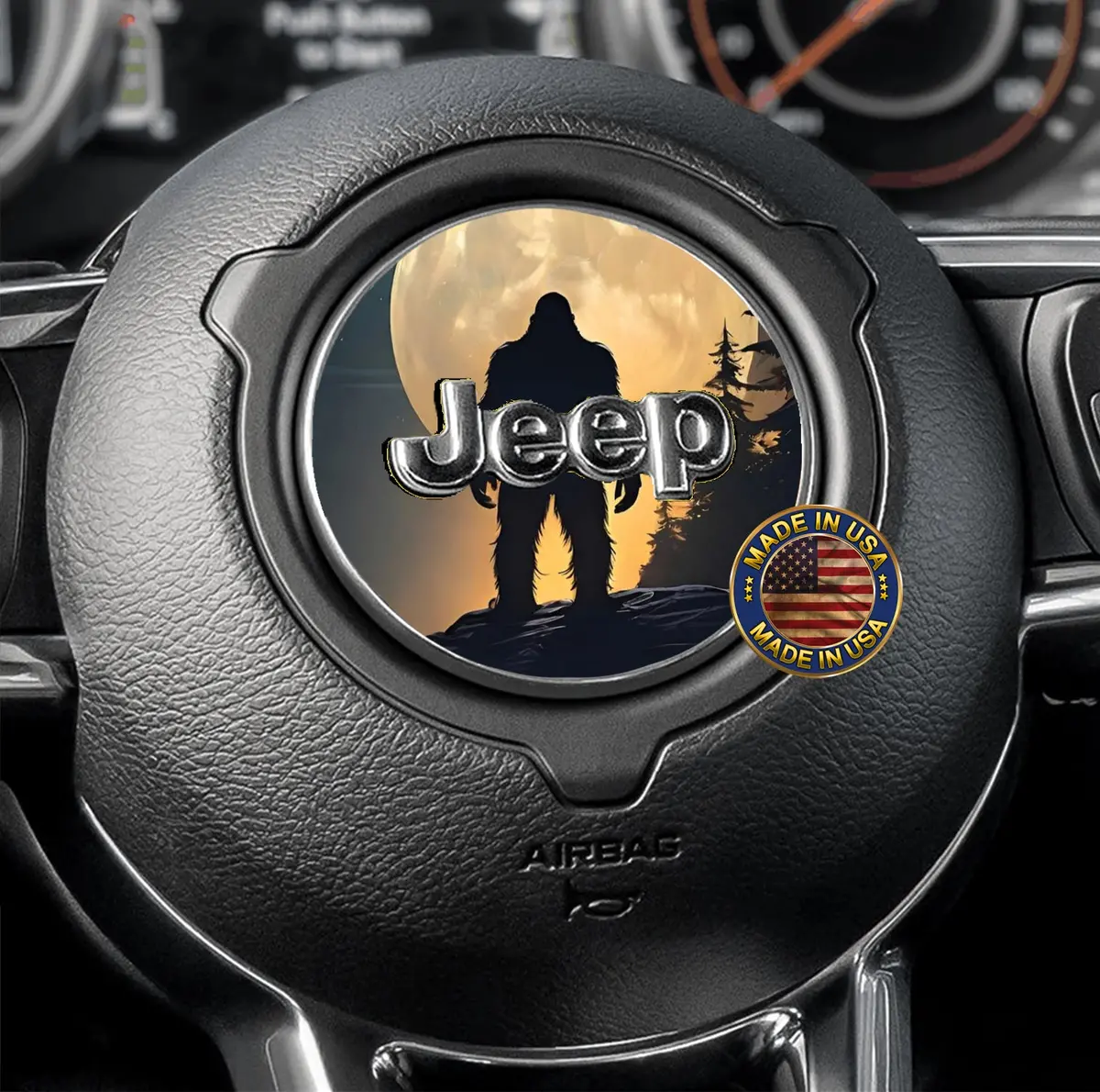 Bigfoot Moon Jk Fender Decals Fits 2007-2018 2