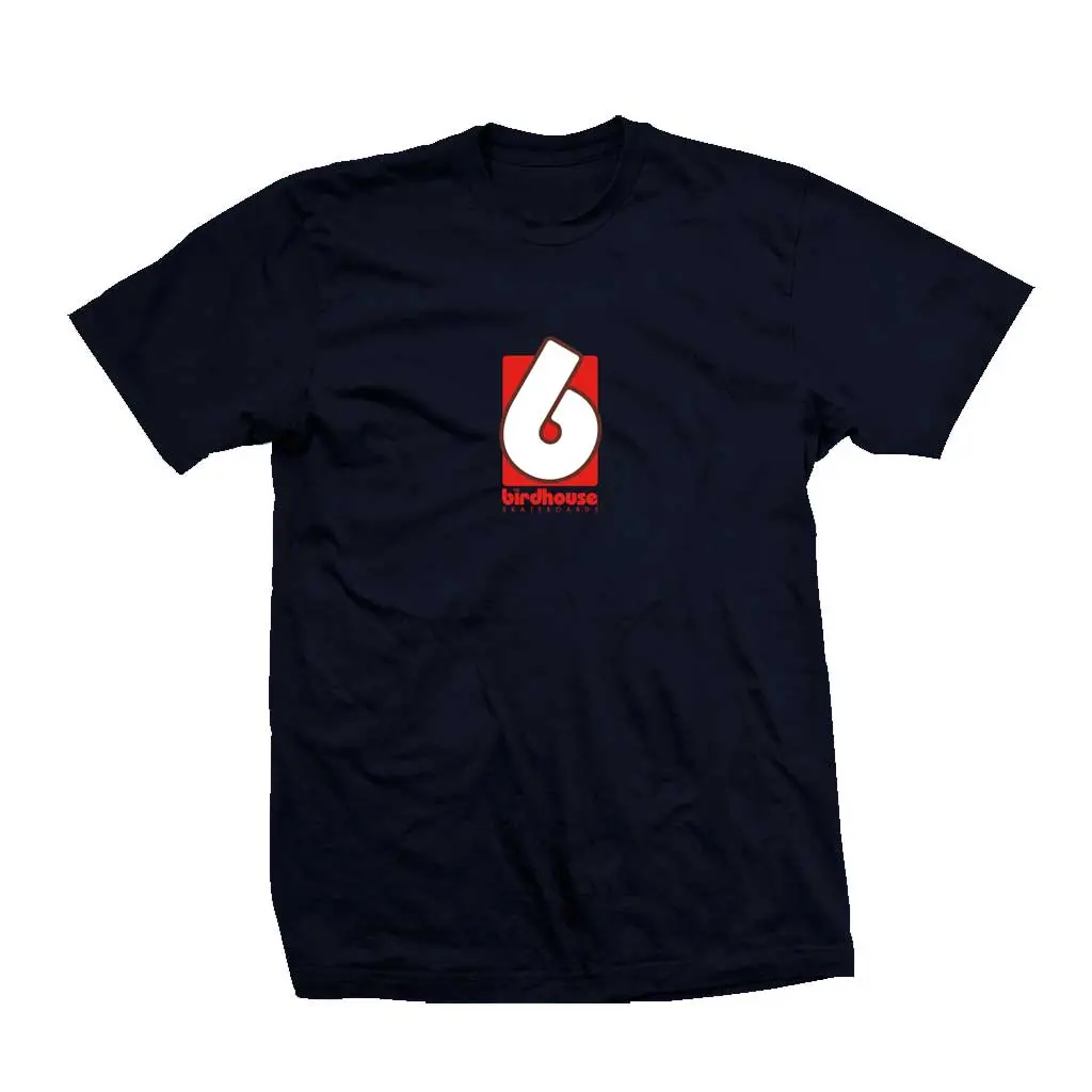 Birdhouse B Logo Tee - Navy 1