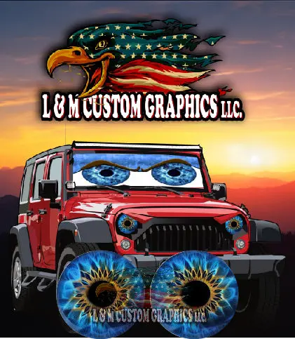 Round Pupil Headlight Eye 1