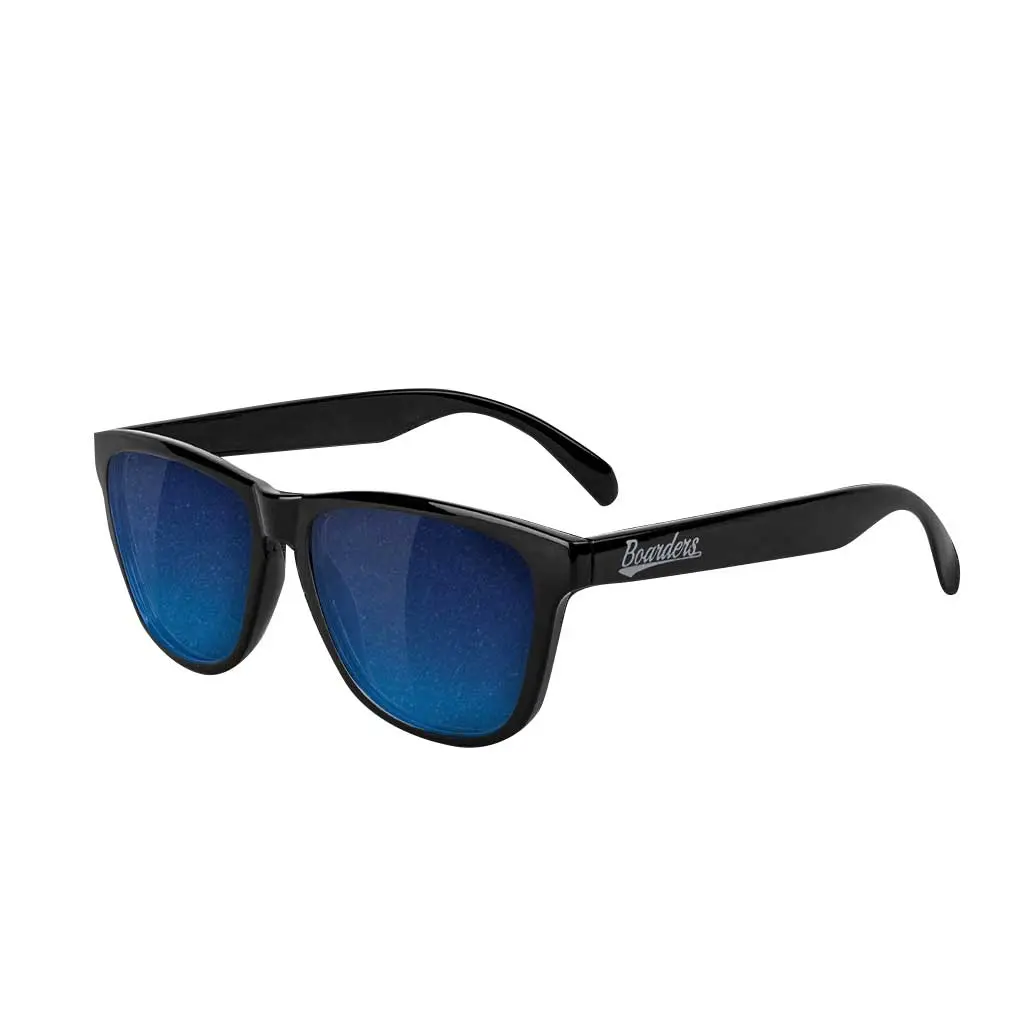 Boarders X Glassy Sunglasses - Blue Mirror Polarized 1