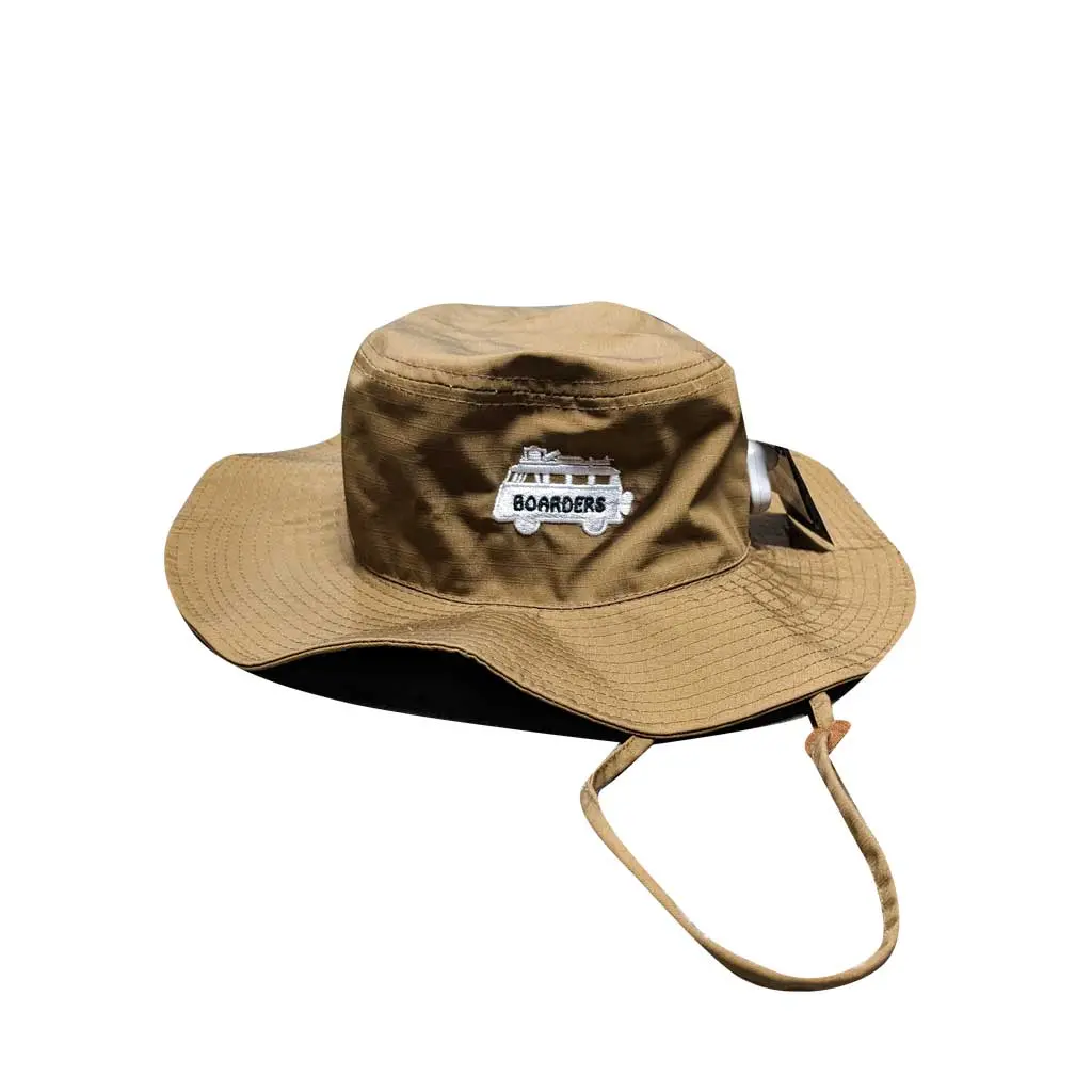 Boarders Vacation Bucket Hat - Brown 1