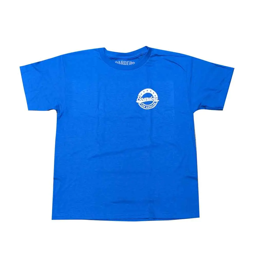 Boarders Youth Star Crest Ss Tee - Royal 1