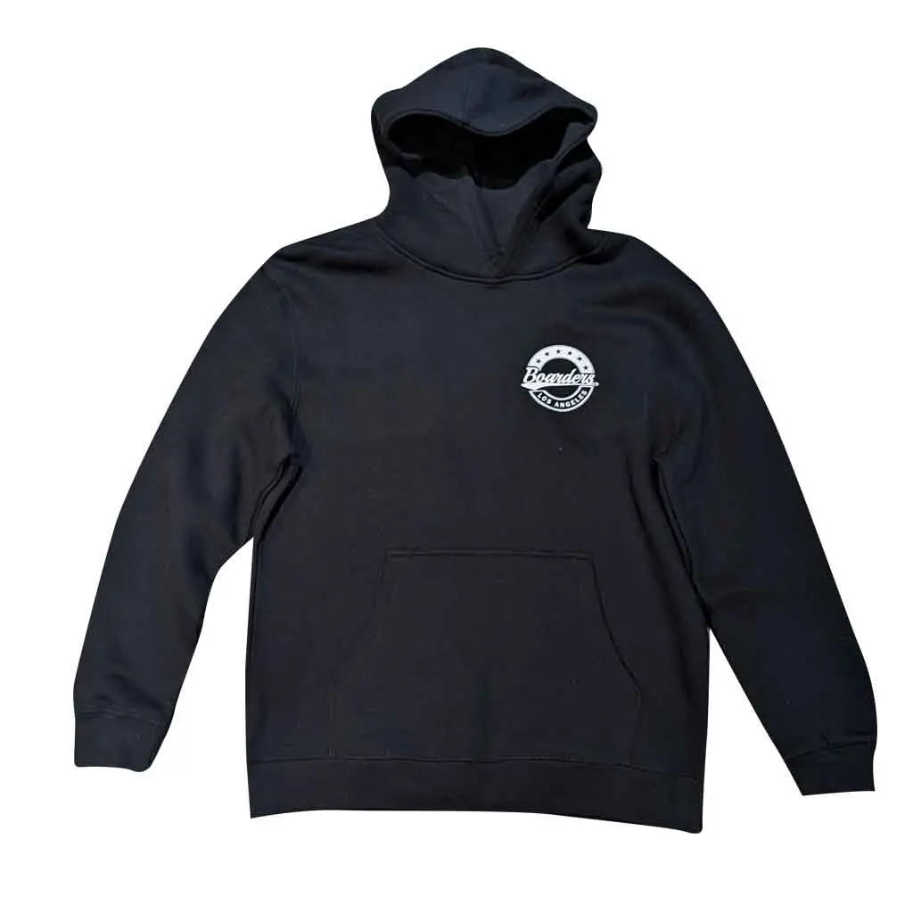 Boarders Youth Star Crest Hoodie - Black 1