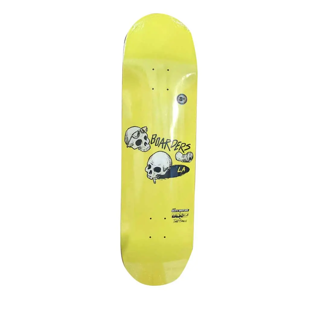 Boarders X Todd Francis Deck - Yellow 1