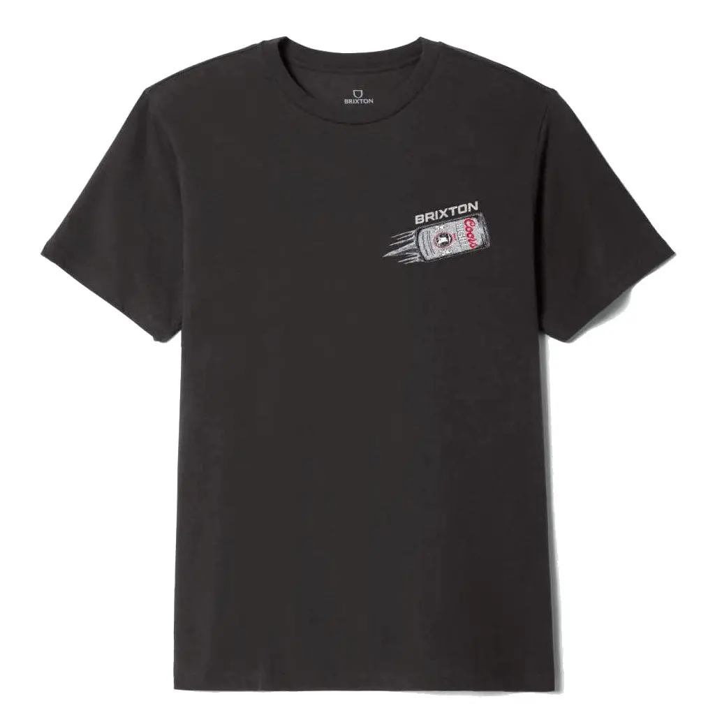 Brixton X Coors Light Silver Speed S/S Tee - Black 2