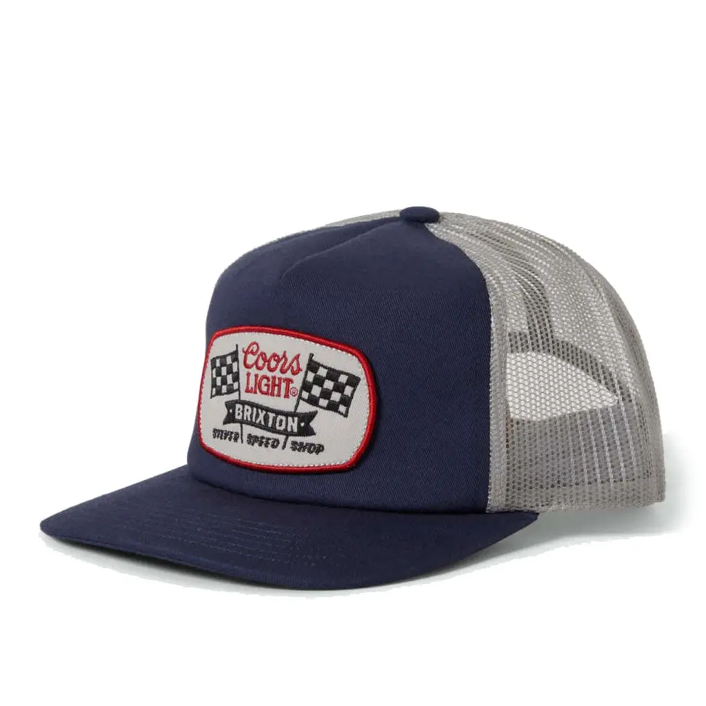 Brixton X Coors Light Pit Stop Mp Trucker - C.Navy/Silver 1